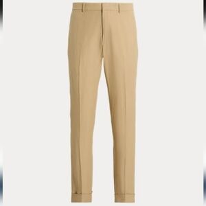 Polo by Ralph Lauren Mens Biege Tailored Classic Fit Linen Pants , Size 36/30
